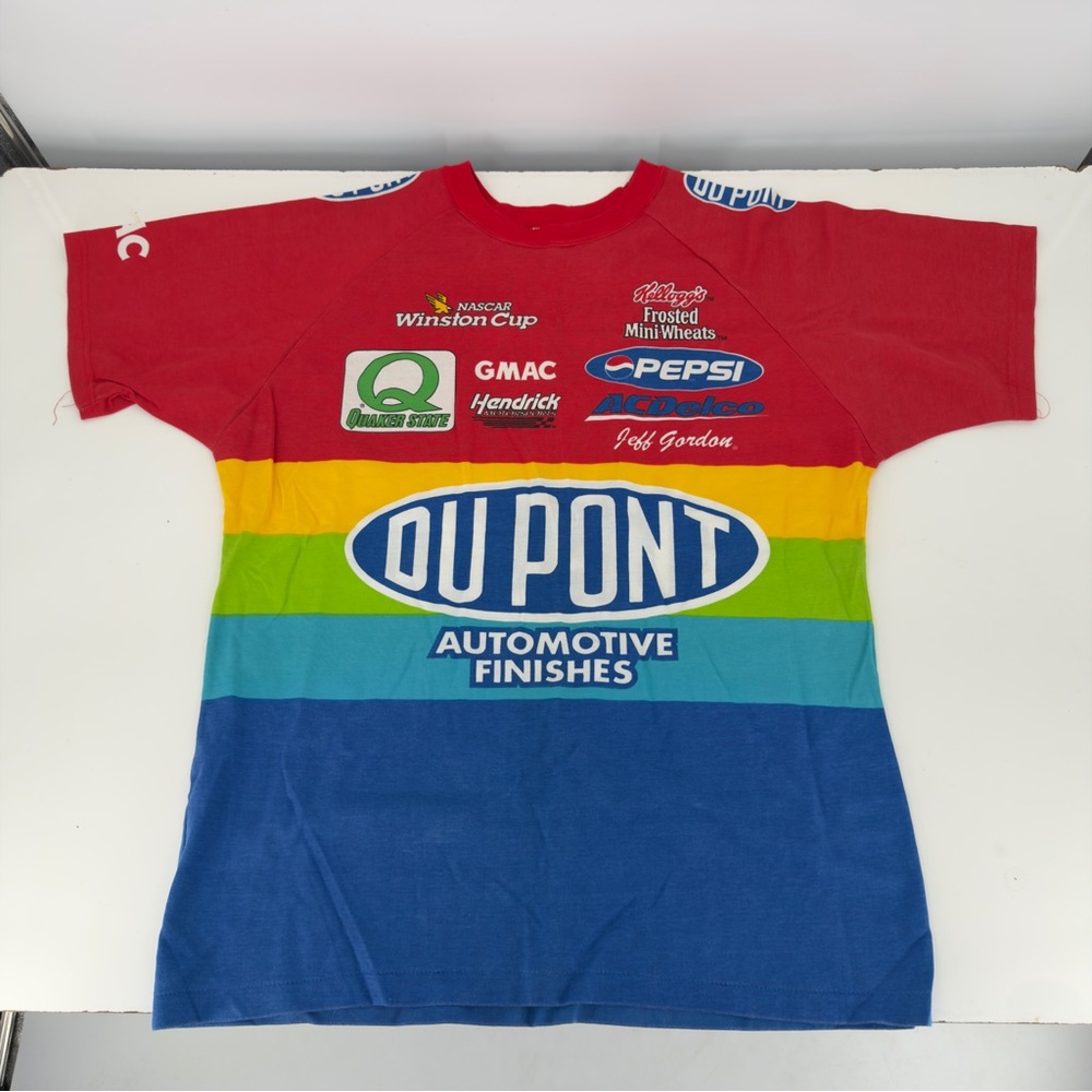 Vintage 1998 Chase Authentics Jeff Gordon 24 DuPont NASCAR Shirt XL Mens